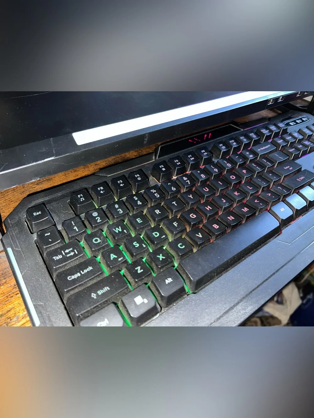 Black Backlit Gaming Keyboard